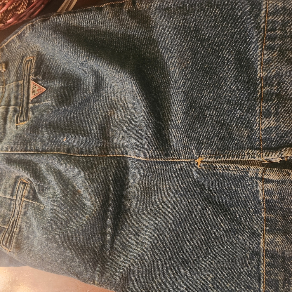 Guess by Marciano Blue Mini Skirt with Vintage Denim Appeal
